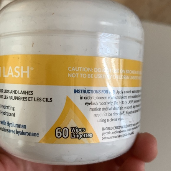I-Lid 'N Lash | Daily Cleansing Gel for Lids and Lashes (60 Wipes) - Picture 2 of 2